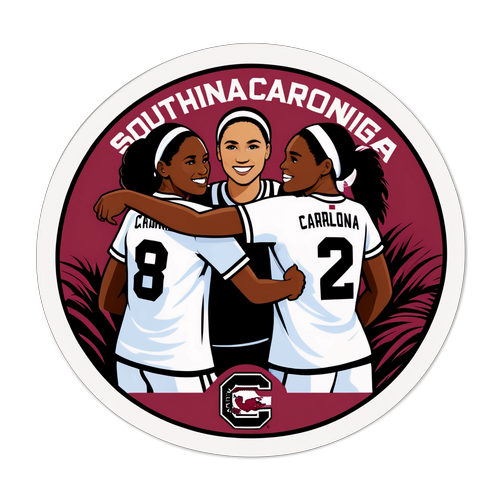 Heartwarming Unity in Sports: South Carolina Women's Team Sticker