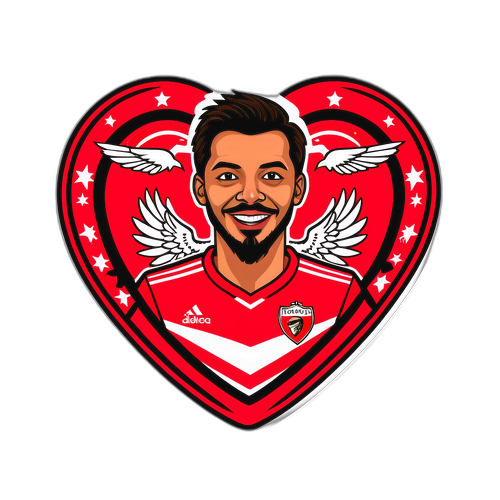 Stiker nghệ thuật fan Benfica với người hâm mộ nhiệt huyết