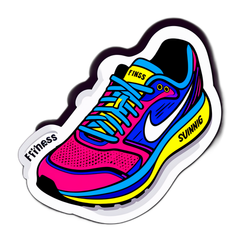 Motiverende Hardloopschoen Sticker