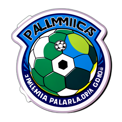 Sticker Dinamico con Palla da Calcio