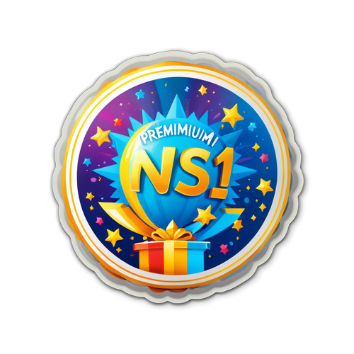 Create a Premium NS&I Sticker Celebrating Shiny Premium Bonds and Prize Draws