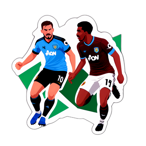 Στυλάτο αυτοκόλλητο «Burnley vs Man United»