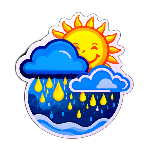 Sticker de Pronóstico del Tiempo