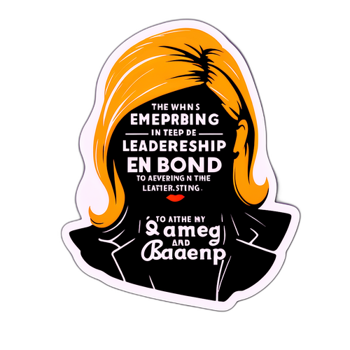 Empowering Pam Bondi Sticker