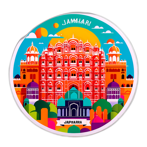 जयपुर का जीवंत शहरी दृश्य