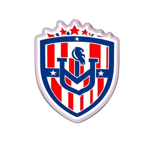 Sportig klistermärke för Atletico Madrid