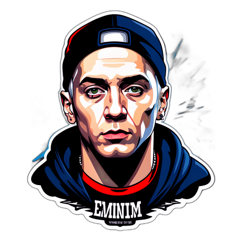 İkonik Eminem Portresi