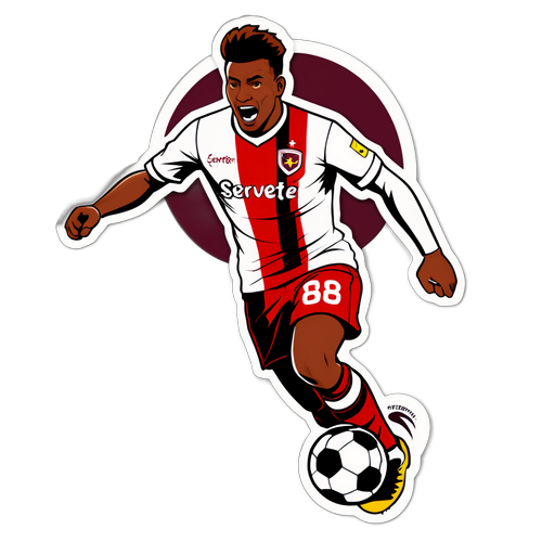 Fotbalová samolepka Servette vs. Utrecht