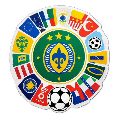 A tabela do Brasileirão como um mural estilizado