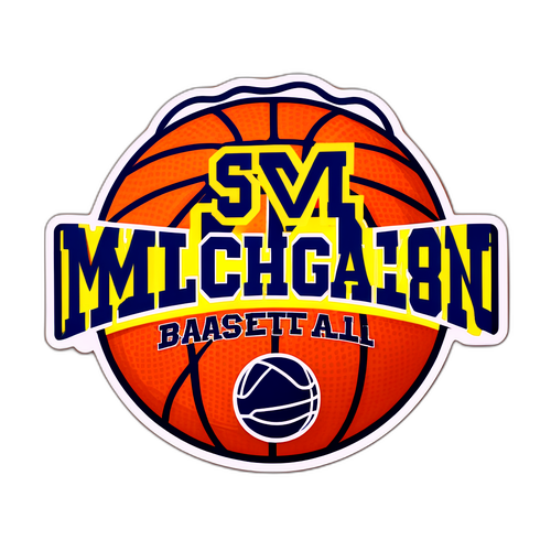 Michigan Basketball Roster Collectible Sticker