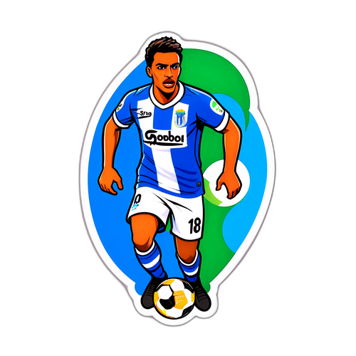 पोर्टो और रियो अवे के बीच फुटबॉल स्टिकर