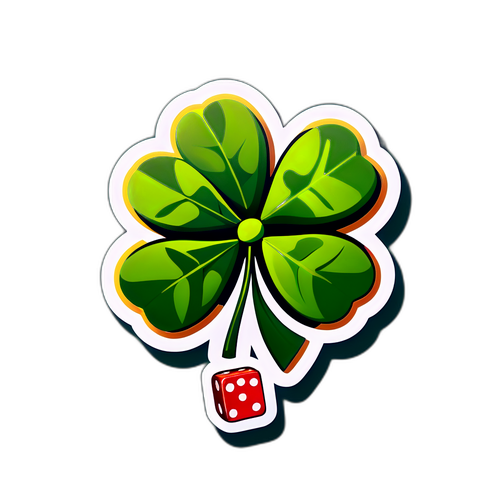 도박과 행운의 상징 스티커