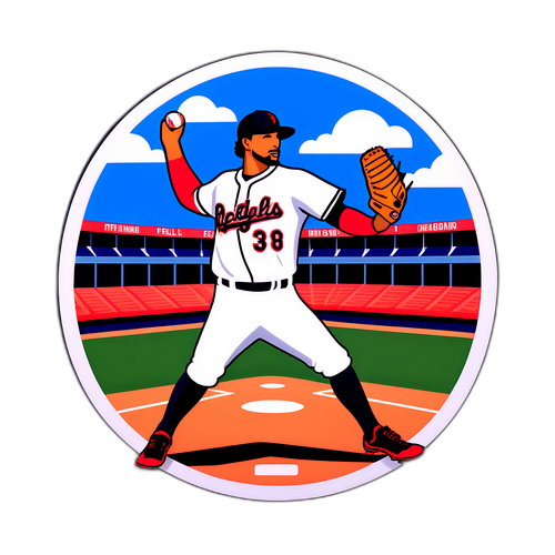 美國棒球大聯盟投手貼紙