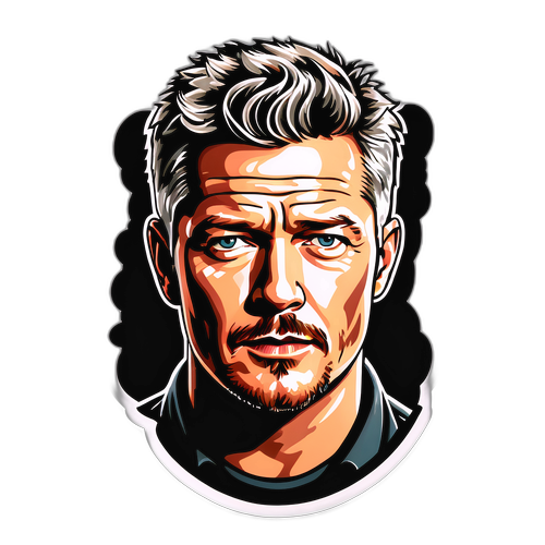 Eric Dane portréja mozi stílusban