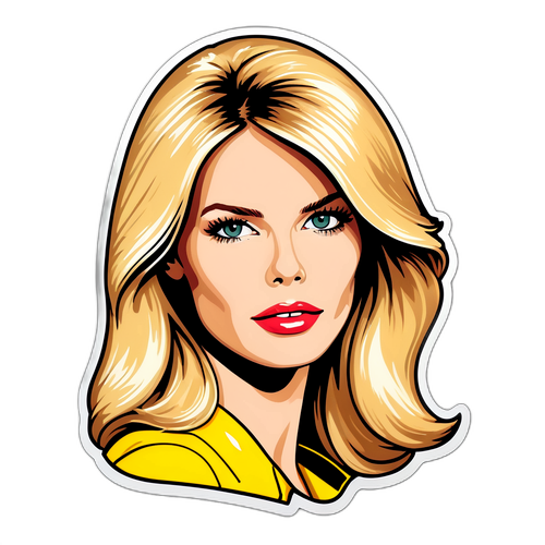 Glamorøs supermodell i 90-talls stil