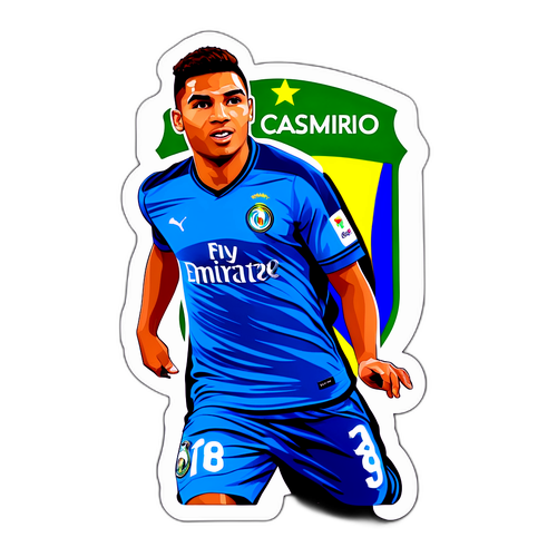 Crea un sticker en movimiento de Casemiro