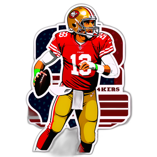 Heroic 49ers Quarterback Sticker