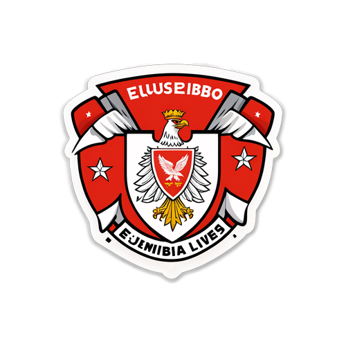 Adesivo Minimalista em Homenagem ao SL Benfica