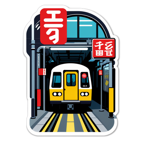 東京地鐵街頭風格貼紙