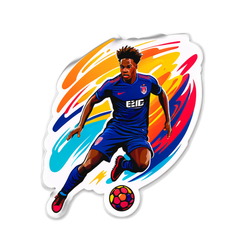 Sticker ya Eze akicheza mpira