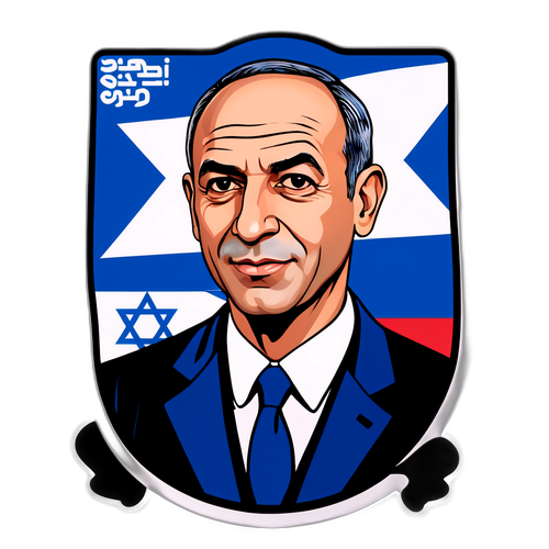מדבקה פוליטית לסילבן שלום