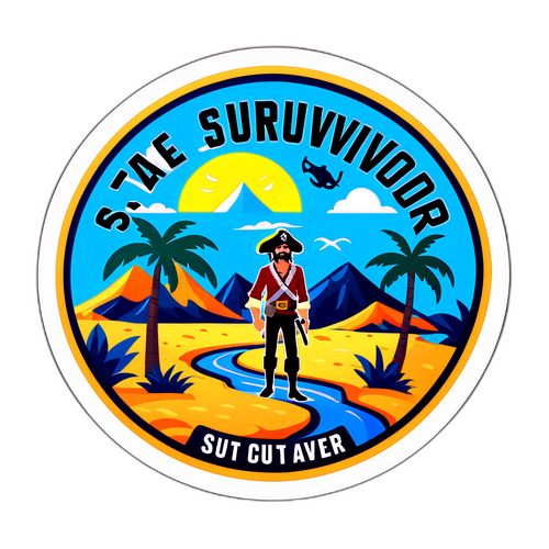 Αυτοκόλλητο Επιβίωσης Με Πειρατές