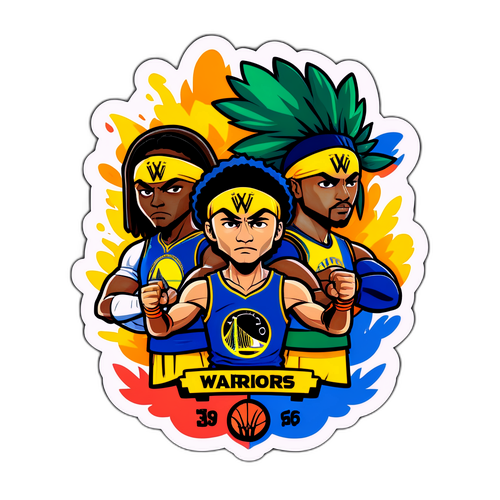 勇士與森林勇士競爭貼紙