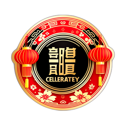 Sticker Perayaan Tahun Baru Cina