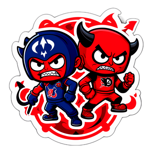Capitals vs. Devils Showdown Sticker