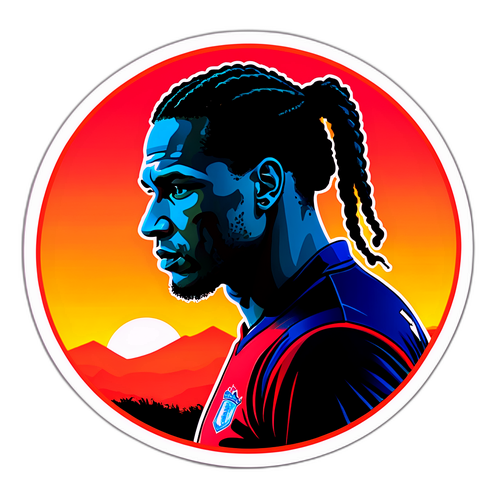 Virgil van Dijk Silueti Güneş Batarken