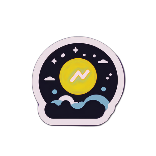 Красивый значок с символом новостей