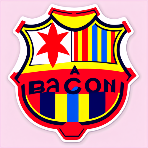 Sticker Barcelona yang Menggugah Semangat: Lambang Katalan Bertaut dengan Keagungan Camp Nou!