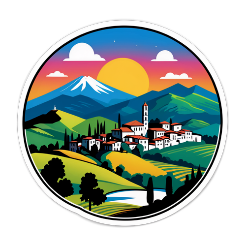 Adesivo Paesaggistico della Lunigiana