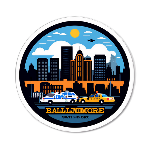 Sticker geïnspireerd door 'The Wire'