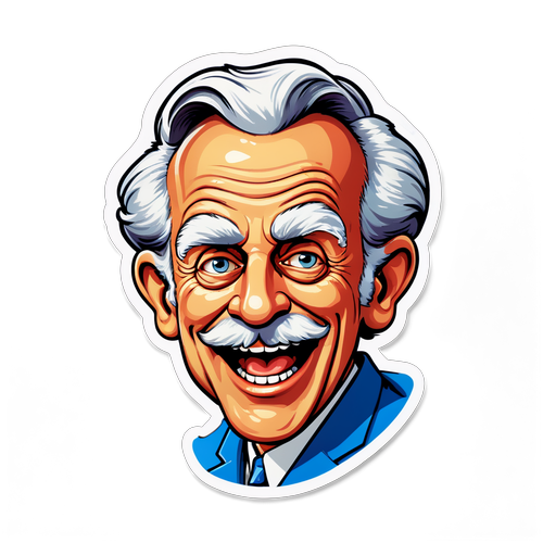 Grappige sticker van Jonas Van Geel