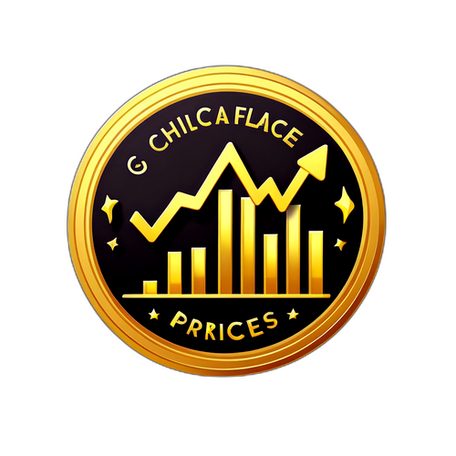 Elegant Gold Price Fluctuation Sticker
