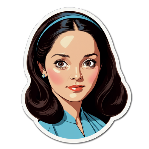 Stiker Klasik Olivia Hussey