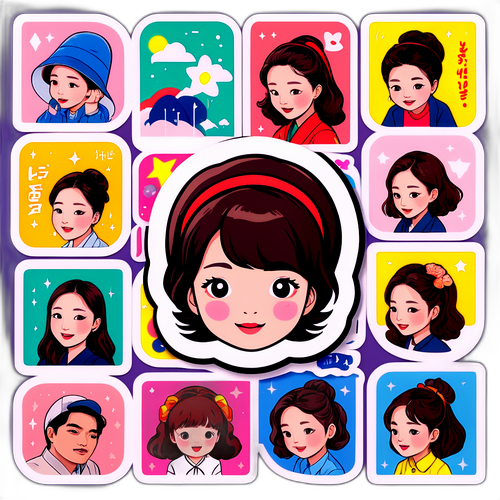 Baek Se Hee'nin En Sevilen Anları Sticker Seti