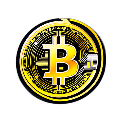 Minimalist Bitcoin Klistermärke