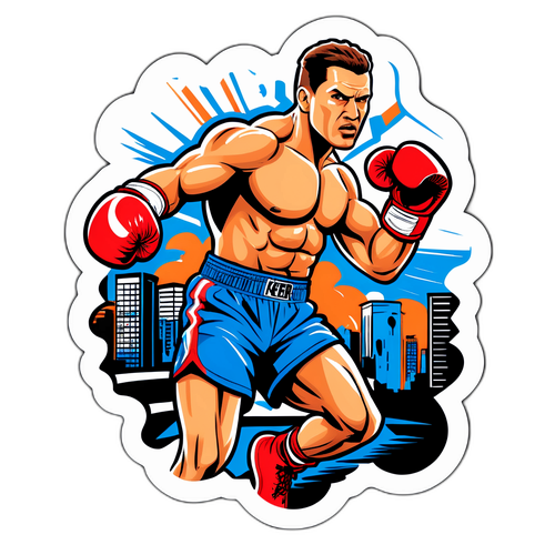 Adesivo Energico di Mark Kerr in Azione