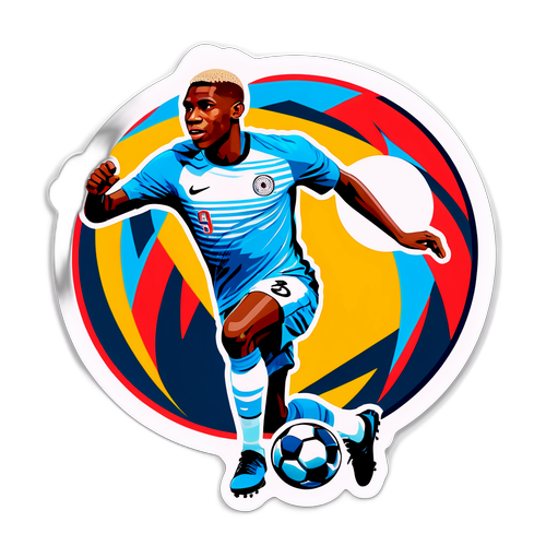 विक्टर ओसिम्हेन प्रेरित स्टिकर