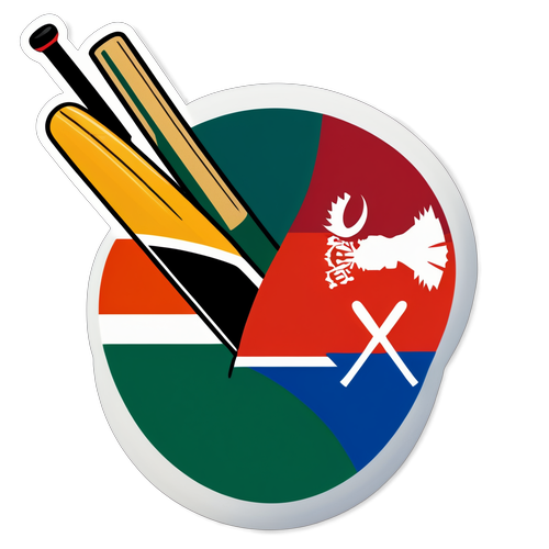 Sticker Cricket Tema Afrika Selatan vs Afghanistan