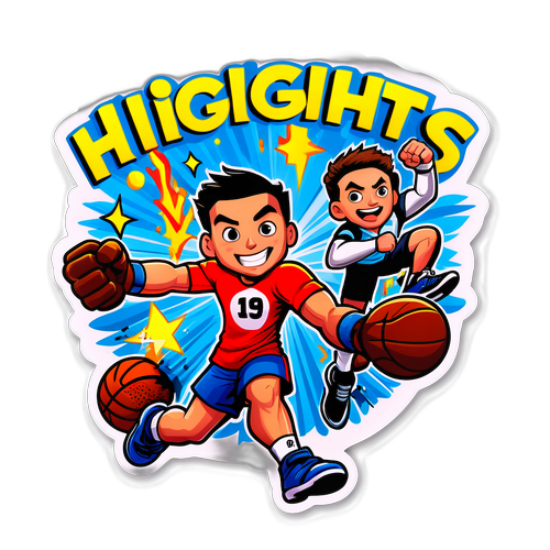 Sticker per celebrare i momenti salienti nello sport