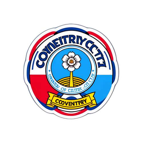 Coventry City Taraftarı Nostaljik Çıkartması