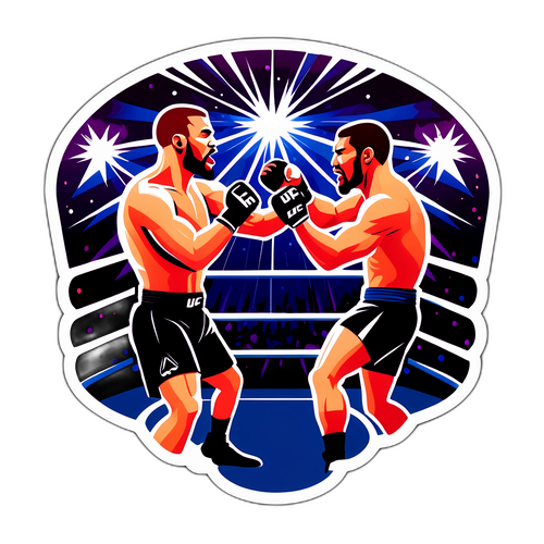 UFC 전투 스티커 디자인