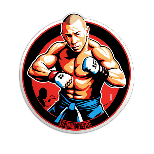Autocolant Georges St-Pierre
