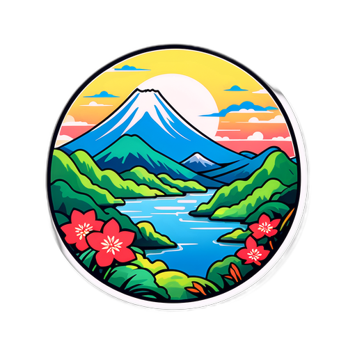 美しい岡山の風景を取り入れたデザイン