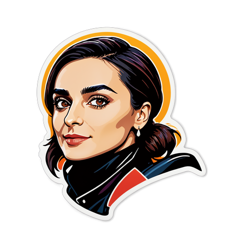 Birce Akalay Hayranlarının Kaçırmaması Gereken Çarpıcı Sticker Tasarımı!