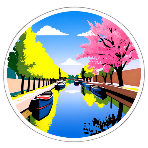 Schilderachtige Uitzicht op het Canal du Midi