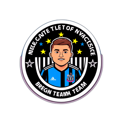 Newcastle Fodbold Ånd Sticker